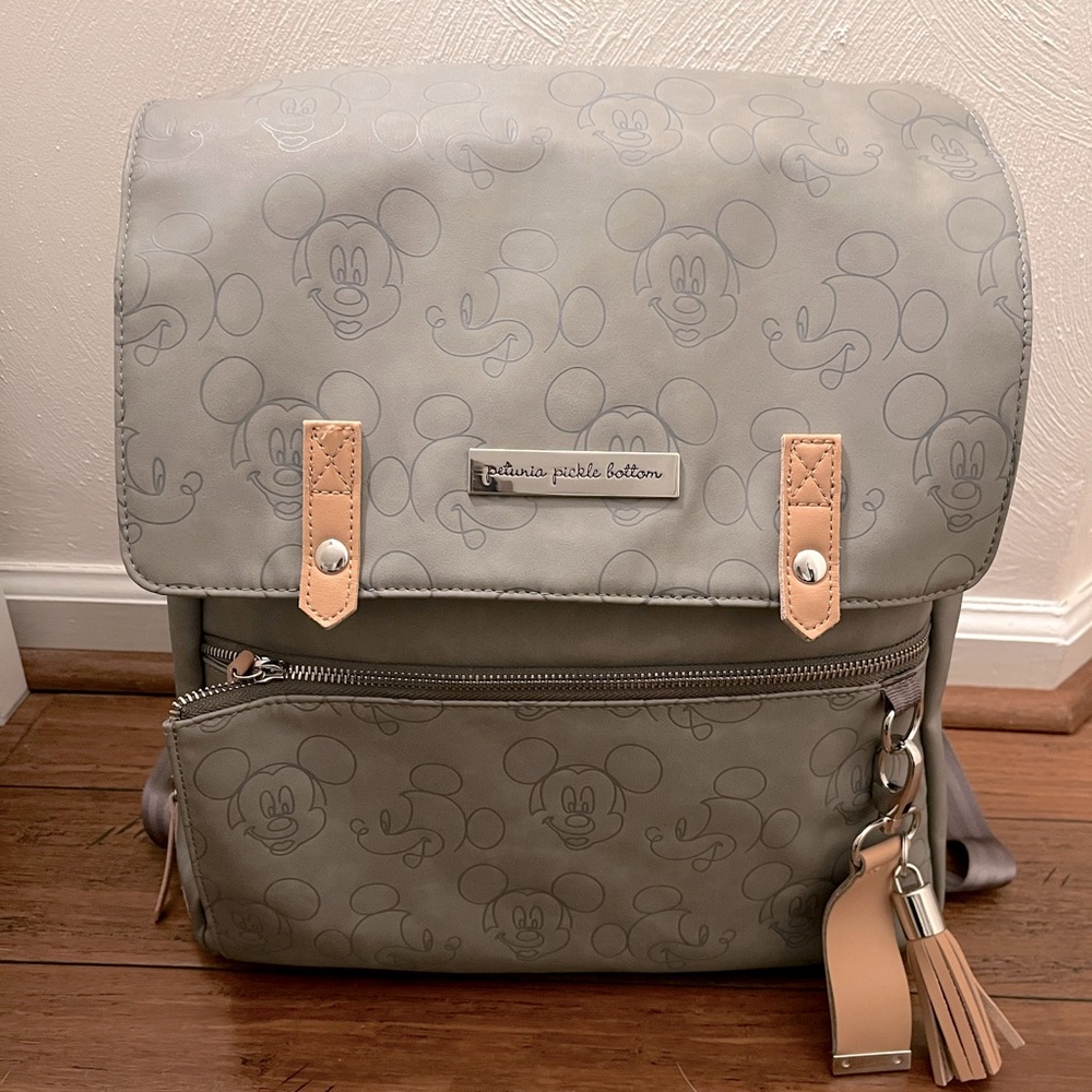 Petunia Pickle Bottom Meta Backpack in Love Mickey